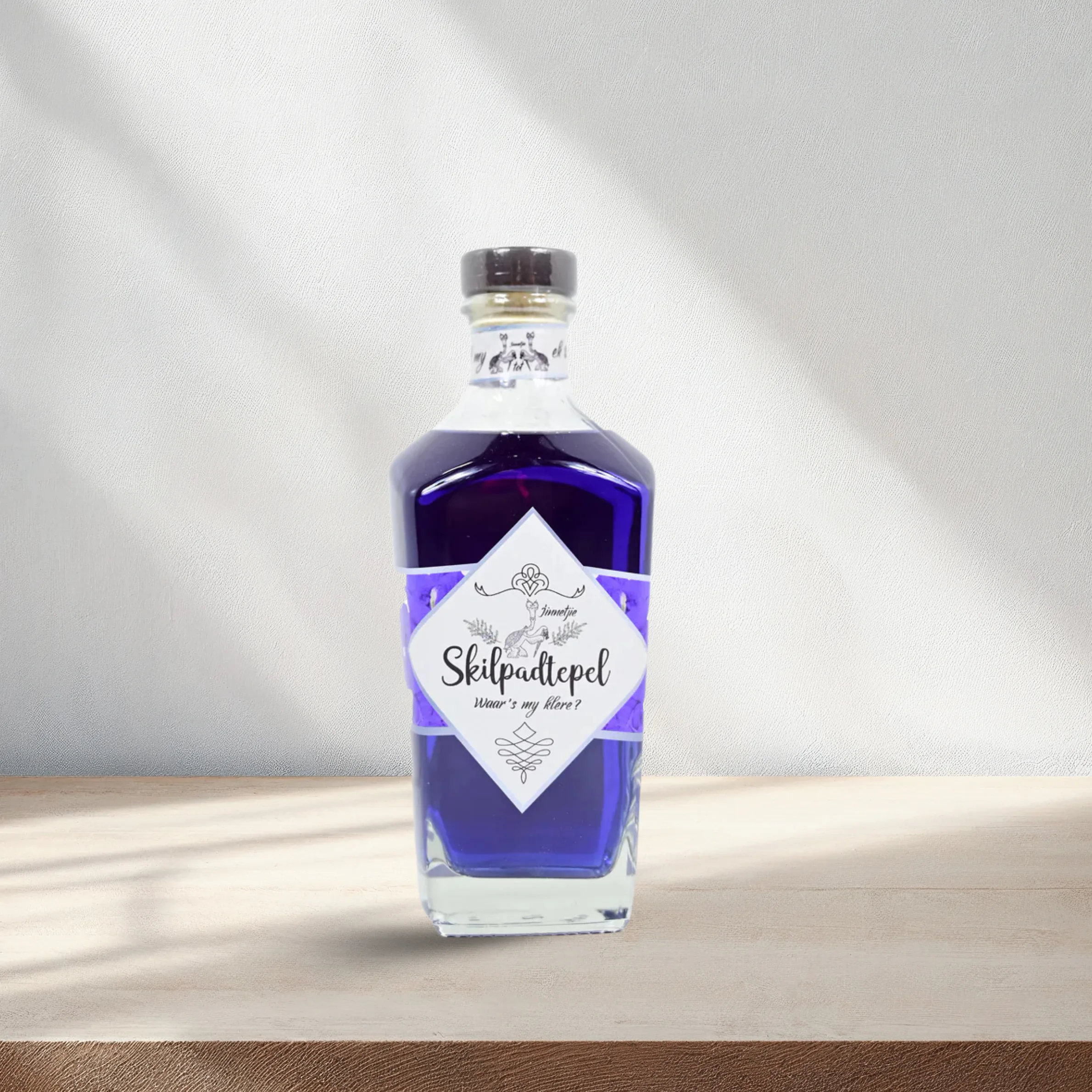 Skilpadtepel Waar's my klere jinnetjie bottel